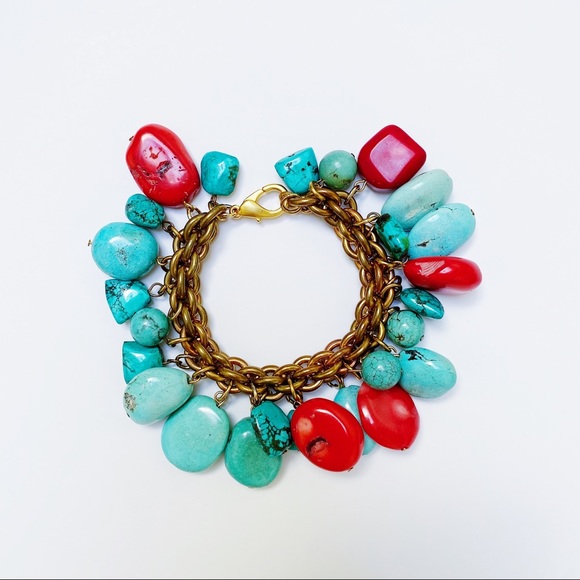 Jewelry - Chunky Stones Mixed Beads Bracelet